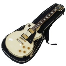 EPIPHONE LES PAUL CUSTOM Usado 2009 Corpo de Bordo + Mogno Branco com Estojo Macio comprar usado  Enviando para Brazil