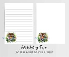 Tiger writing paper for sale  Shipping to Ireland