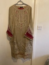 Red beige shalwar for sale  WATFORD