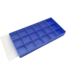 19,5*9,6cm 18 grades relógio de plástico peças minúsculas caixa de armazenamento peças de reparo recipiente comprar usado  Enviando para Brazil