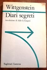 Diari segreti wittgenstein usato  Milano