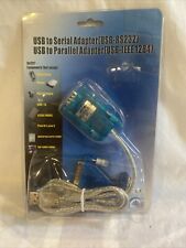 Usado, Adaptador USB para Serial USB-RS232 USB para Adaptador Paralelo USB-IEEE 1284 comprar usado  Enviando para Brazil