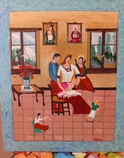 Quadro naif amica usato  Chignolo Po