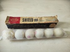 Bolas de tênis de mesa vintage SHIELD 101 | Fabricadas em Xangai, China | Pingue-pongue da década de 1970 comprar usado  Enviando para Brazil