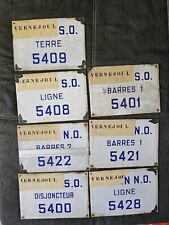 Lot plaques émaillé d'occasion  Behren-lès-Forbach