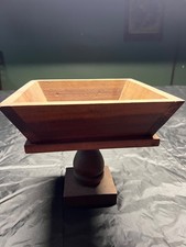 rustic square wood pedestals for sale  Huntington