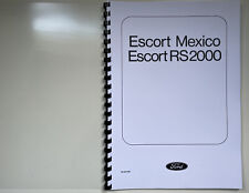 Mk1 escort mexico usato  Spedire a Italy