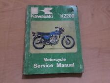 Kawasaki kz200 service for sale  GRAVESEND