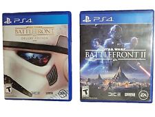 Pacote Star Wars Battlefront Deluxe Edition 1 e 2 Sony PlayStation 4 manual/estado perfeito comprar usado  Enviando para Brazil