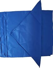 Usado, Guardanapo de tecido 17" quadrado azul dinâmico para decoração de mesa de jantar 6 unidades comprar usado  Enviando para Brazil
