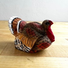 Wooden turkey figurine for sale  Martinez