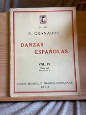 Granados danzas españolas d'occasion  Rennes