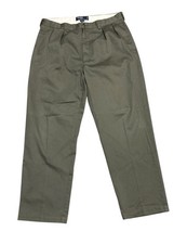 Usado, Calça polo vintage Ralph Lauren Andrew chinos plissada oliva masculina tamanho 36x30 anos 80 comprar usado  Enviando para Brazil