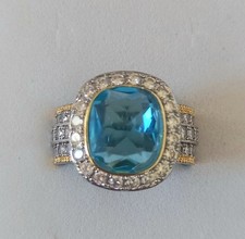 Wunderschöner ring blaue gebraucht kaufen  Laupheim