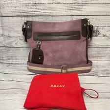 Usado, Bolsa tiracolo Bally Claire couro camurça roxo ombro comprar usado  Enviando para Brazil