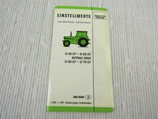 Deutz d4007 d6207 gebraucht kaufen  Merseburg