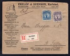 Sweden karlstad registered d'occasion  Expédié en Belgium