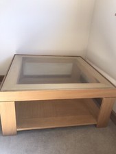 Solid oak coffee for sale  LOCHGELLY