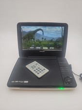 Leitor de DVD portátil Philips PD9000/37 9" estojo branco pérola + cabo de alimentação e controle remoto comprar usado  Enviando para Brazil