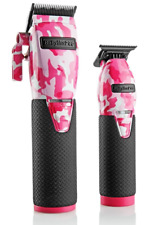 Babyliss Pro Limited FX+ cortador de camuflagem rosa e aparador de contorno FXHOLPKCAMPK, usado comprar usado  Enviando para Brazil