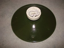 Luminária de teto antiga abajur chapa metálica esmaltada - Candelabro - Antigo comprar usado  Enviando para Brazil