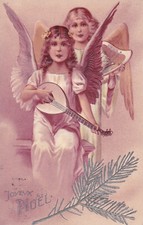 Cpa fantaisie gaufree d'occasion  France