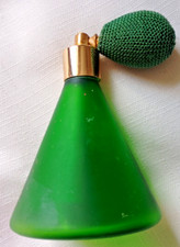 Vintage frosted green for sale  LEEDS