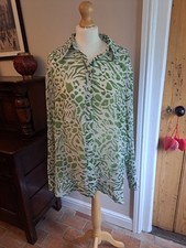 Topshop green print for sale  HUNTINGDON