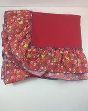 Vintage tablecloth red for sale  Abingdon