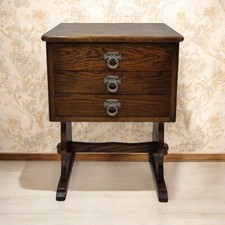 Vintage oak bedside for sale  MANSFIELD
