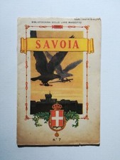 Savoia libretto pubblicitario usato  Italia