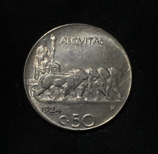 Centesimi 1924 leoni usato  Italia
