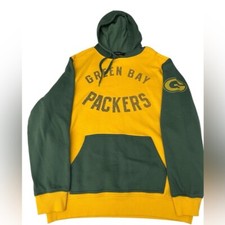 Moletom com capuz masculino grande JUNK FOODWEAR Green Bay Packers Goal Line, usado comprar usado  Enviando para Brazil