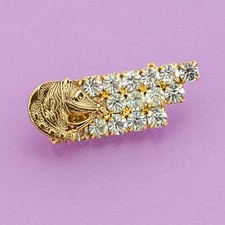 Spilla bijoux rettangolare usato  Modena