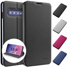 Usado, Flip Case Samsung S10 Magnet Cover Aufstellbar Ständer Schutz Hülle Schale Folie comprar usado  Enviando para Brazil
