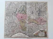 Carta geografica antica usato  Genova