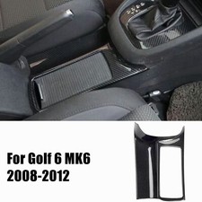 Console interno de fibra de carbono acabamento de painel copo d'água para VW Golf 6 MK6 2008-2012 comprar usado  Enviando para Brazil