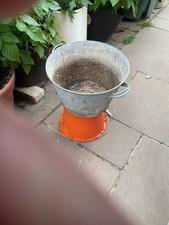 Vintage galvanised planter for sale  PETERBOROUGH