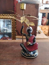 Blackamoor candle holder for sale  LANCING