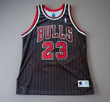 Camiseta autêntica Champion Michael Jordan Bulls listra preta tamanho 48 XL, usado comprar usado  Enviando para Brazil