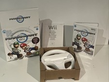 Pacote de volante Mario Kart Wii e Nintendo Wii - PAL CIB sem jogo comprar usado  Enviando para Brazil