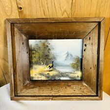 Framed vintage oil for sale  Tiverton