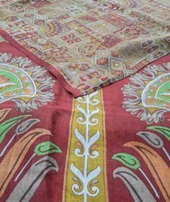 Tecido 100% Vintage Seda Pura Sari Impresso Reciclado Saree Material de Seda PSS16331 comprar usado  Enviando para Brazil