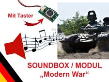 Soundbox Soundmodul MODERN War Krieg Modellbahn Sound mit Lautsprecher + Taster comprar usado  Enviando para Brazil