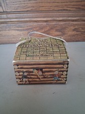 1920's National Biscuit Log Cabin Brownies Cookies Country Store caixa de papelão comprar usado  Enviando para Brazil