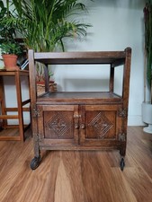 Antique wooden tea for sale  DAGENHAM