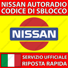 Nissan radio codice usato  Roma