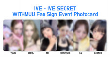 Cartão fotográfico evento pré-venda [IVE] THE 4º EP - IVE SECRET Withmuu placa de fã comprar usado  Enviando para Brazil