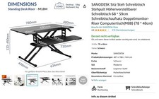 Tischaufsatz monitor . gebraucht kaufen  Burladingen