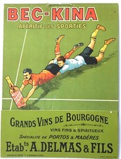 Ancien carton rugby d'occasion  Orleans-
